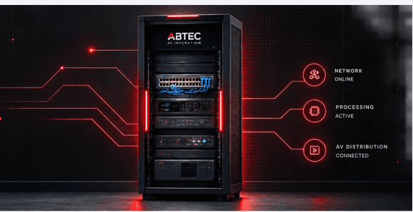 ABTEC engineered audiovisual rack